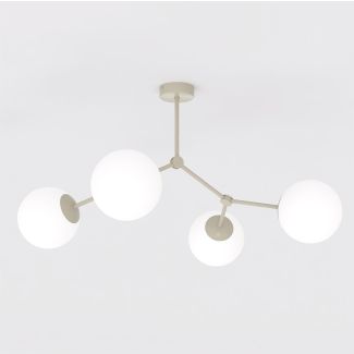 EMIBIG 1703/4 SPACE 4 MOKKA OPAL Lampa sufitowa