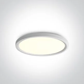 ONE LIGHT 62140FB/W/C Zigos biały plafon LED 4000K 40W
