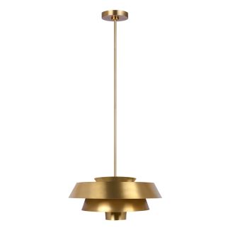 ELSTEAD Brisbin FE-BRISBIN-BB 1 Light Pendant - Burnished Brass