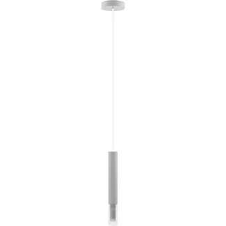 HELLUX 8620109 Lampa wisząca biała Madera2 klosz 1pł