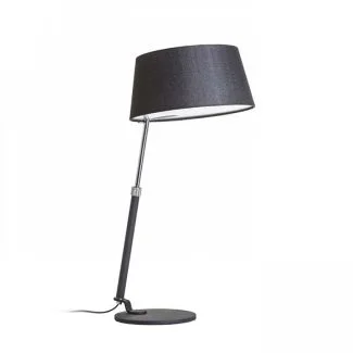 RENDL R12486 RITZY stołowa czarna chrom 230V E27 42W
