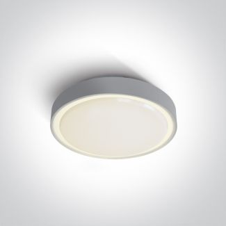 ONE LIGHT 67280N/G/W Poka szary plafon LED 3000K 16W IP65