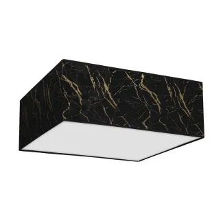 MILAGRO MLP7293 Lampa sufitowa SENSO Black/Gold kwadrat 500mm 3xE27