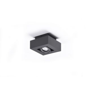 AZZARDO AZ4432 NIKEA 1 GU10 BK TECHNICAL EXPOSED DOWNLIGHT BLACK