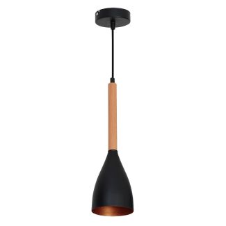 LUMINEX 9112 żyrandol Muza black/gold