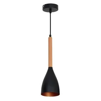 LUMINEX 9112 żyrandol Muza black/gold