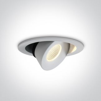 ONE LIGHT 11113E/W/W Antiro biały wpust LED 3000K 12W
