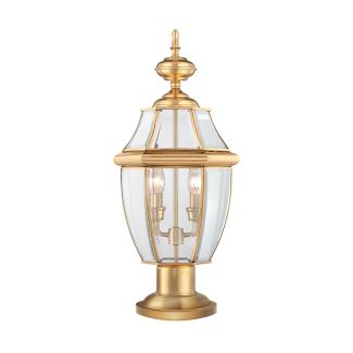 ELSTEAD Newbury QZ-NEWBURY3-L-PB 2 Light Pedestal