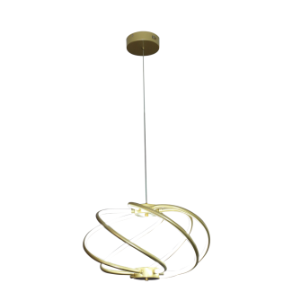LIGHT PRESTIGE LP-1425/1P GD Lampa wisząca Kandor złota LED CCT