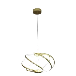 LIGHT PRESTIGE LP-1425/1P GD Lampa wisząca Kandor złota LED CCT