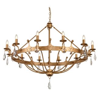 ELSTEAD Windsor WINDSOR12-GOLD 12 Light Chandelier - Gold Patina