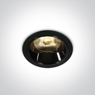 ONE LIGHT 10106DC/B/W Eledio czarny wpust COB LED 3000K 6W dark light