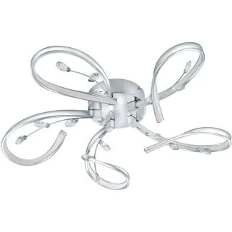 EGLO 97487 LED-DL/5 CHROM M.KRISTALL VALLEMARE