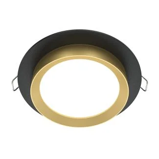 MAYTONI DL086-GX53-RD-BG Hoop Downlight czarny,złoty