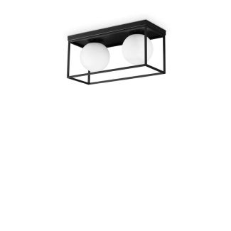 IDEAL LUX 304137 LINGOTTO PL2 NERO LAMPA SUFITOWA czarny