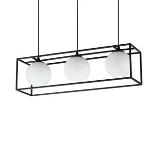 IDEAL LUX 304144 LINGOTTO SP3 NERO LAMPA WISZĄCA czarny