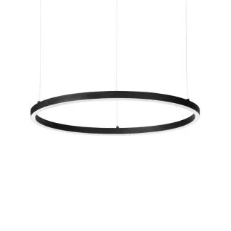 IDEAL LUX 304441 ORACLE SLIM SP D090 ROUND 4000K ON-OFF BK LAMPA WISZĄCA czarny