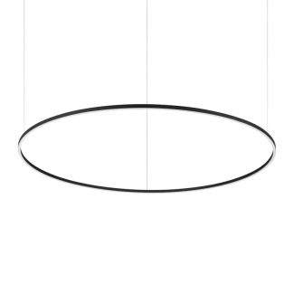 IDEAL LUX 304458 ORACLE SLIM SP D150 ROUND 3000K DALI BK LAMPA WISZĄCA czarny