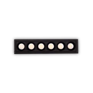 IDEAL LUX 305813 LIKA FI SLIM 10W 3000K BK OPRAWA WPUSZCZANA czarny