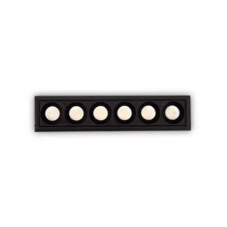IDEAL LUX 305813 LIKA FI SLIM 10W 3000K BK OPRAWA WPUSZCZANA czarny