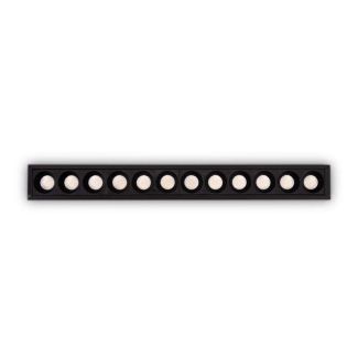 IDEAL LUX 305837 LIKA FI SLIM 20W 3000K BK OPRAWA WPUSZCZANA czarny