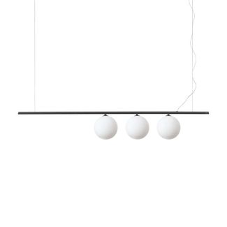 IDEAL LUX 307008 PERLINE SP3 NERO LAMPA WISZĄCA czarny