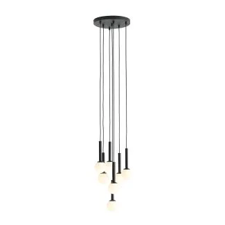 ALDEX 1117T1 LAMPA WISZĄCA RIU 7 RING ALL KOLOR CZARNY