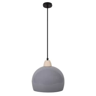 CANDELLUX 31-78360 LAMPA WISZĄCA MONROE 1X60W E27 SZARY