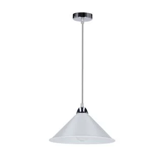 CANDELLUX 31-20710 AVOLA LAMPA WISZĄCA CHROMOWY 26 1X60W E27 KLOSZ BIAŁY
