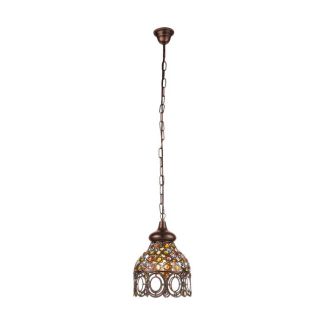EGLO 49765 LAMPA JADIDA OPRAWA WISZĄCA HL/1 Ø220 KUPFER-ANTIK/BUNT JADIDA