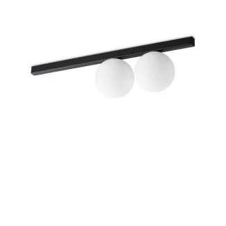 IDEAL LUX 310671 BINOMIO PL2 NERO LAMPA SUFITOWA czarny
