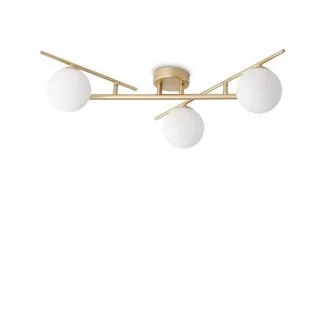 IDEAL LUX 311340 ATLAS PL3 ORO LAMPA SUFITOWA złoty