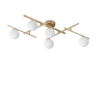 IDEAL LUX 311364 ATLAS PL5 ORO LAMPA SUFITOWA złoty