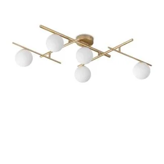 IDEAL LUX 311364 ATLAS PL5 ORO LAMPA SUFITOWA złoty