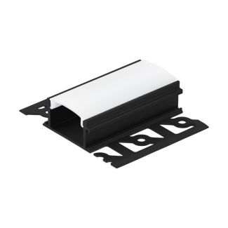 EGLO 99498 T-PROFIL DIFFUSER OPAL 2M SCHWARZ Oświetlenie do wnętrz