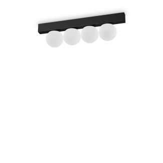 IDEAL LUX 313283 PING PONG PL4 NERO LAMPA SUFITOWA czarny