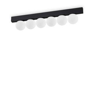 IDEAL LUX 313290 PING PONG PL6 NERO LAMPA SUFITOWA czarny