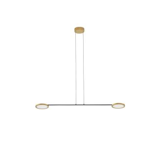 Luces Exclusivas ABOT LE43210 LAMPA WISZĄCA LED czarny, złoty