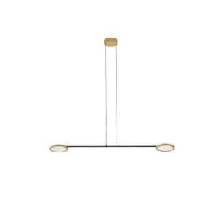 Luces Exclusivas ABOT LE43210 LAMPA WISZĄCA LED czarny, złoty