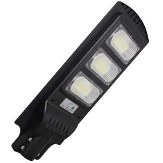 POLUX 315519 Naświetlacz Solarny LED STREET-9 z czujnikiem PIR, czarny + pilot