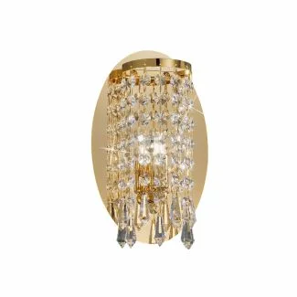 KOLARZ 262.61.3 CHARLESTON lampa ścienna złoto 24K