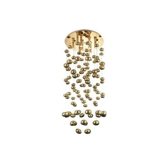 AZZARDO AZ3073 LUVIA XL GOLD DECORATIVE LAMP