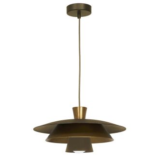 LUMINEX 3170 żyrandol Plato titanium gold/gold 1xE27