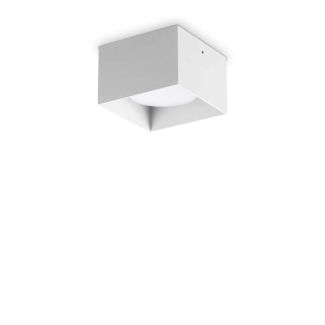 IDEAL LUX 317489 SPIKE PL1 SQUARE BIANCO LAMPA SUFITOWA biały