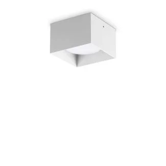 IDEAL LUX 317489 SPIKE PL1 SQUARE BIANCO LAMPA SUFITOWA biały