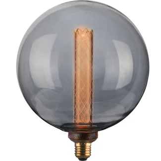 POLUX 317742 Żarówka dekoracyjna DecoVintage Led G200 Smoke Pillar E27 4W 100lm  Extra WW  odkręcany klosz