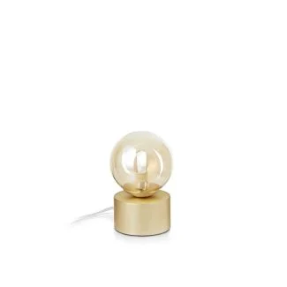 IDEAL LUX 317823 PERLAGE TL1 AMBRA LAMPA STOŁOWA bursztynowy