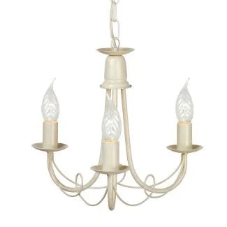 ELSTEAD MINSTER MN3 IV/GOLD 3Lt Chandelier/Semi-Flush
