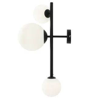 ALDEX 1092Y1 KINKIET DIONE 3 CZARNY