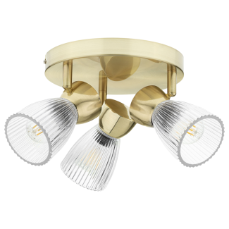 MILAGRO ML9977 Lampa sufitowa BEST GOLD 3xE14 (round)